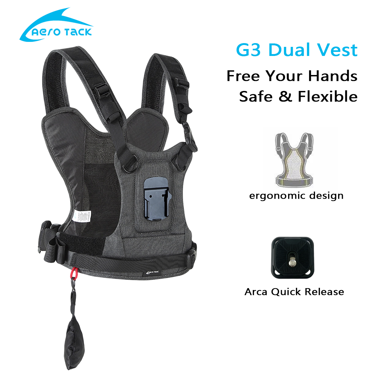 Photography Zone System - Correa para Cámara Aero Tack G3,