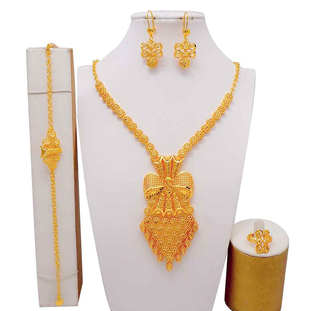 Photography Yellow - Conjunto tradicional de 4 piezas dorado