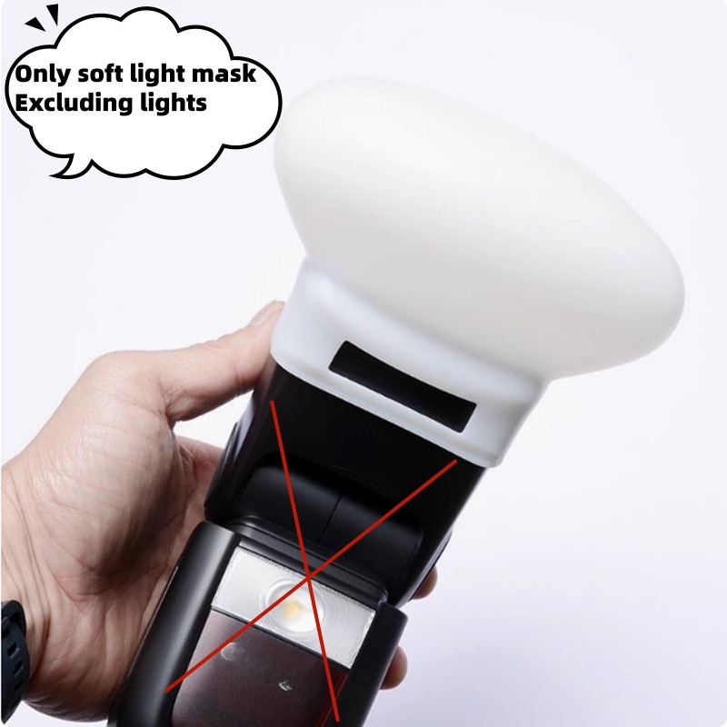 Pop Up Flash Diffuser - 1 tapa difusora de silicona suave