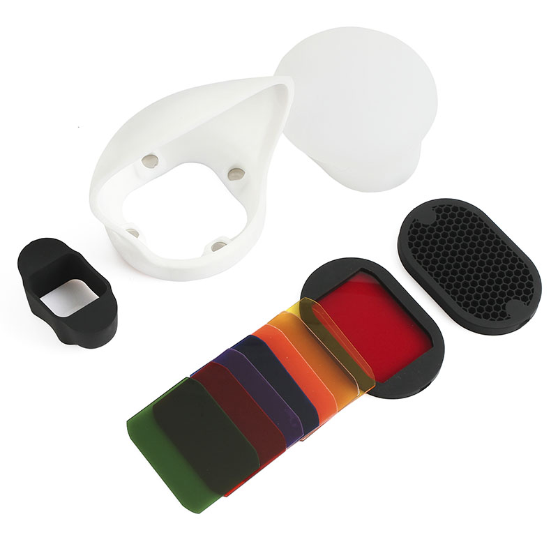 Pop Up Flash Diffuser - Kit de accesorios de Flash Speedlight,