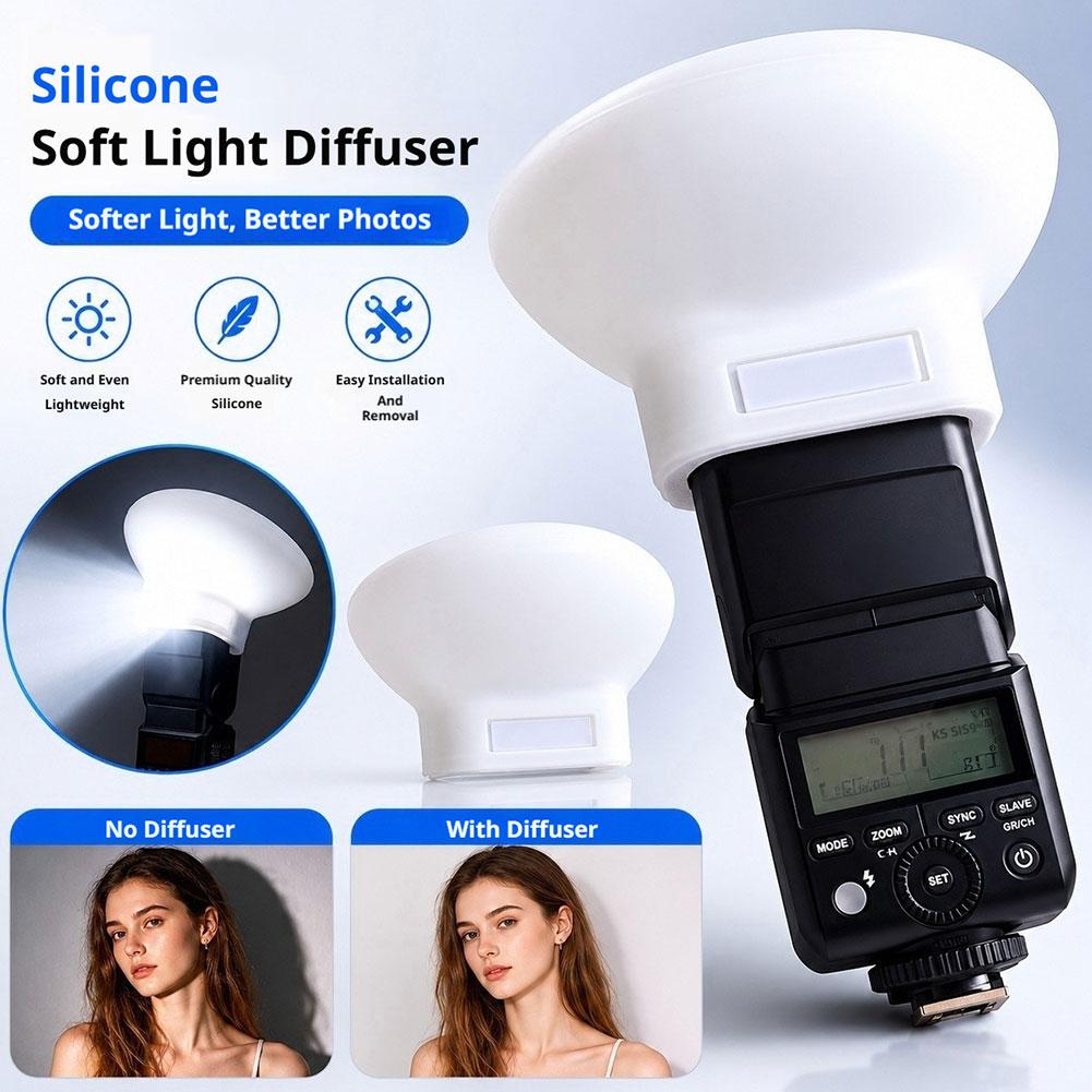 Pop Up Flash Diffuser - Para Godox IT32 TT350 V350 V480,