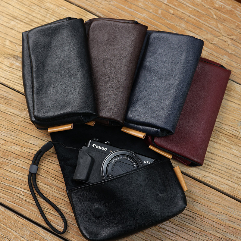 Photography Zone System - Funda de cuero PU para cámara