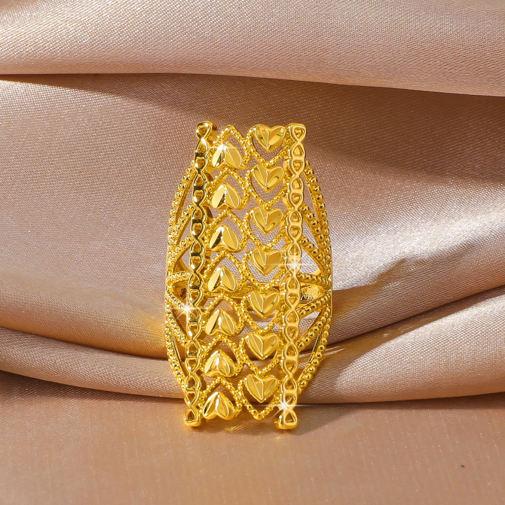 Photography Yellow - Anillo Precioso para Mujer, Oro 24K