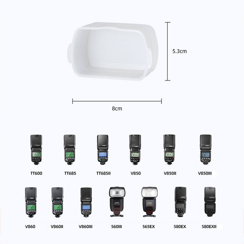 Difusor de Flash de rebote de  - Pop Up Flash Diffuser reseña y precio