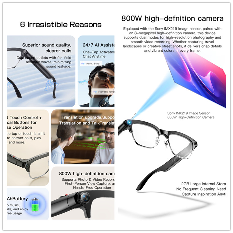 Gafas Inteligentes 2026 con Cá - Photography With Ai reseña y precio