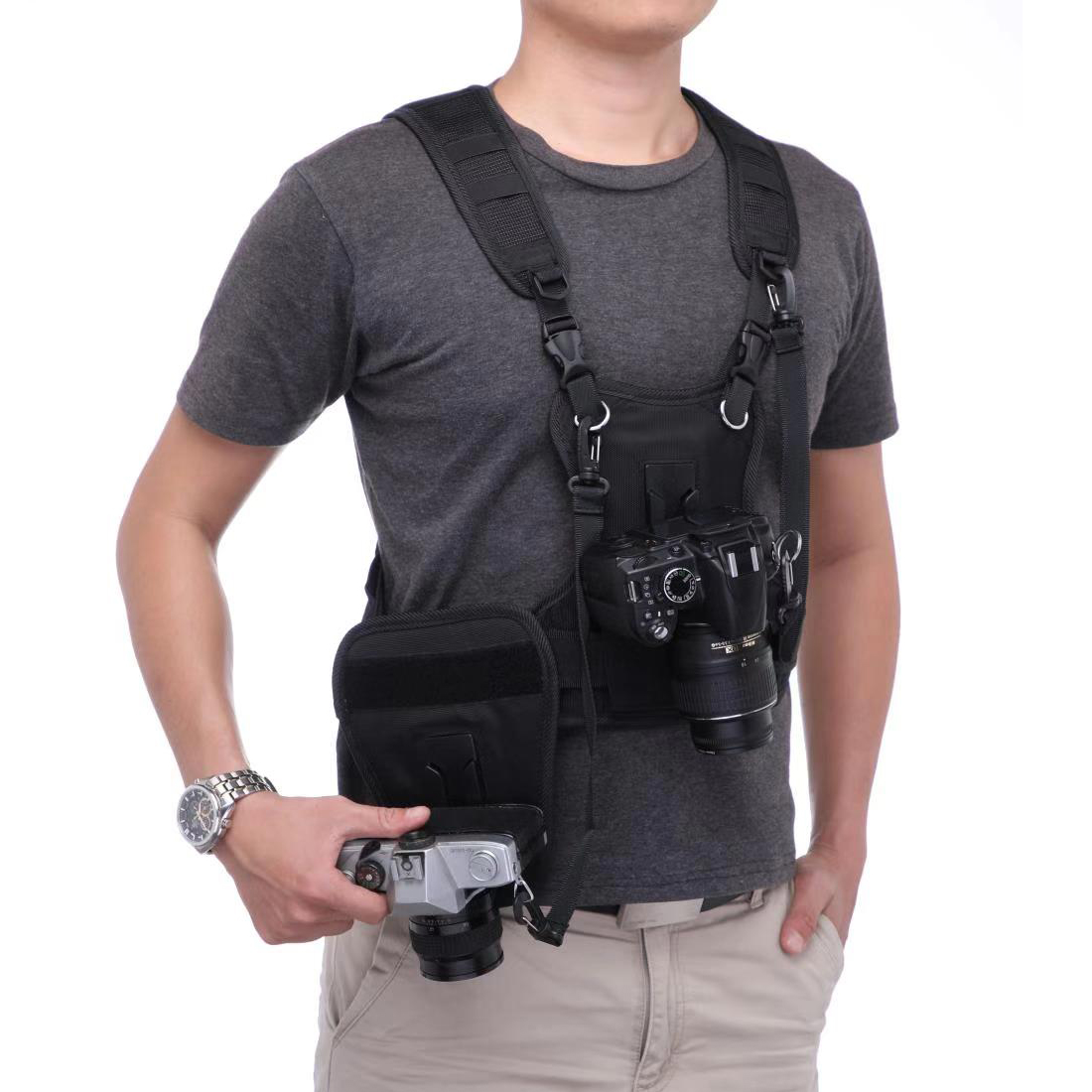 Correa de hombro doble para cá - Photography Zone System reseña y precio